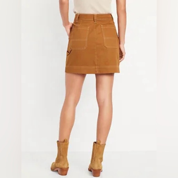 ✨NEW✨Old Navy Utility Mini Skirt - Rust - size 8 - Picture 11 of 11